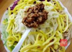 五彩炸酱面的做法图解8