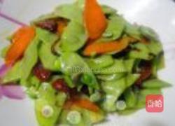 香肠炒扁豆的做法图解5