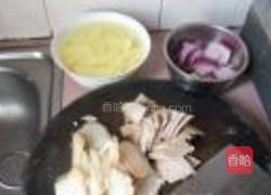 土豆洋葱炒腊肉的做法图解4
