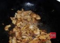 大葱爆肉的做法图解5