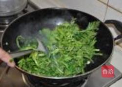 蒜蓉茼蒿的做法图解4