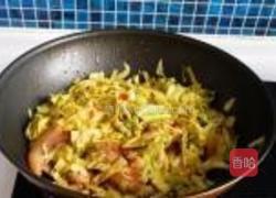 包菜炒猪头肉的做法图解7