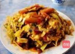 包菜炒猪头肉的做法图解9