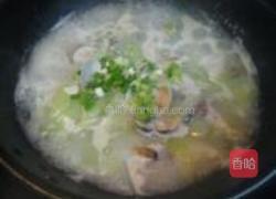 黄瓜豆瓣蛤蜊汤的做法图解7
