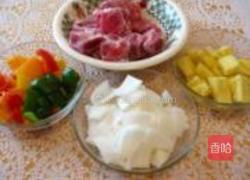 菠萝彩椒甜酸排骨的做法图解1