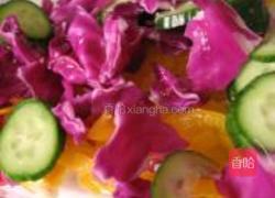 五彩蔬菜色拉的做法图解4