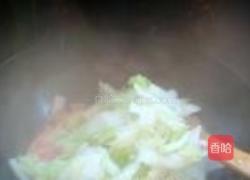 藕盒烩白菜的做法图解3