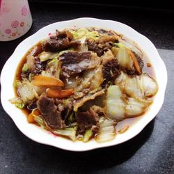 烂糊白菜焖牛肉的做法[图]