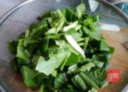 小白菜炒肉丝的做法图解3