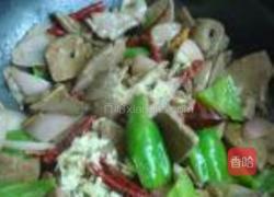 爆炒羊肝的做法图解12