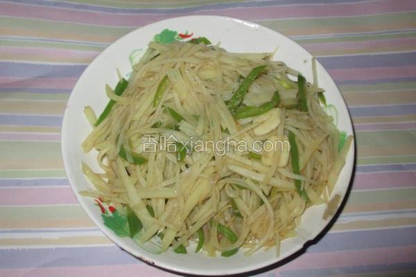 青椒酸辣土豆丝