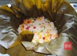 蜜汁梅肉荷叶饭的做法图解15