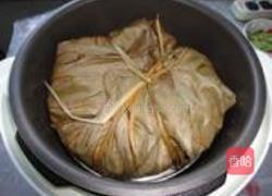 蜜汁梅肉荷叶饭的做法图解18
