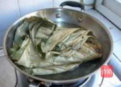 蜜汁梅肉荷叶饭的做法图解3