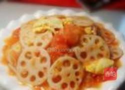 西红柿炒藕片的做法图解15