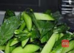 姜炒芥兰的做法图解2
