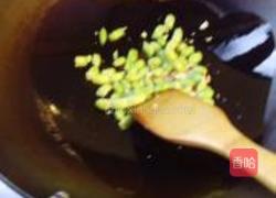 茭白毛豆倒篤菜的做法图解3