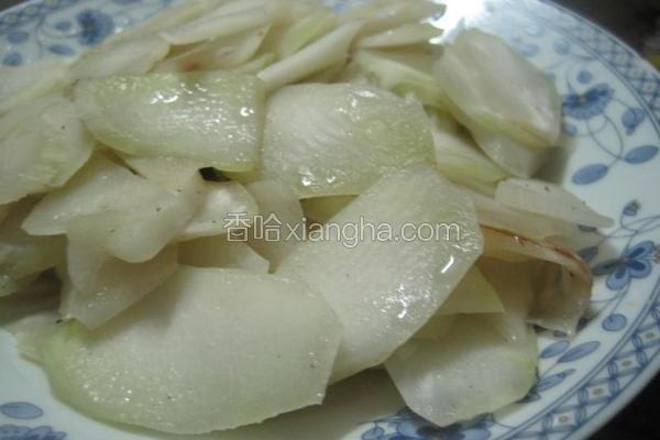 清炒菜头