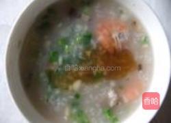 鲜虾香菇大米粥的做法图解5
