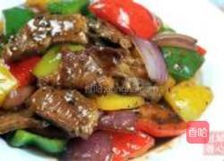 黑椒炒西冷牛肉的做法图解9