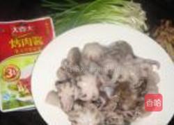 烤肉酱爆章鱼的做法图解1