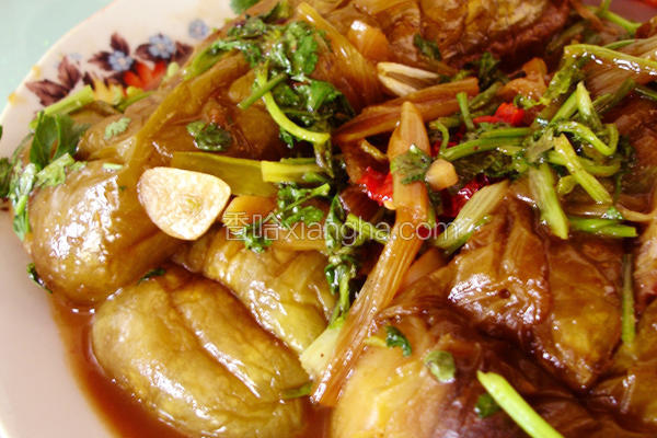 肉馅茄夹