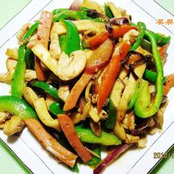 杂炒孜然鸡丝的做法[图]