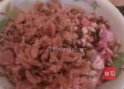 冬菇甜梅菜蒸肉饼的做法图解2