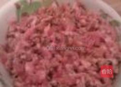 冬菇甜梅菜蒸肉饼的做法图解3