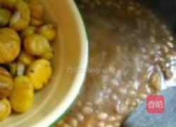 花生栗子焖牛腩的做法图解12