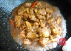 花生栗子焖牛腩的做法图解9