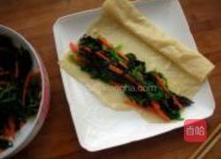 清淡蔬菜卷的做法图解8