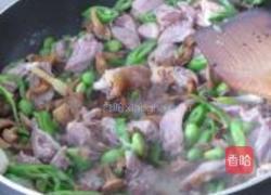 兰花菇炒鸡心的做法图解5