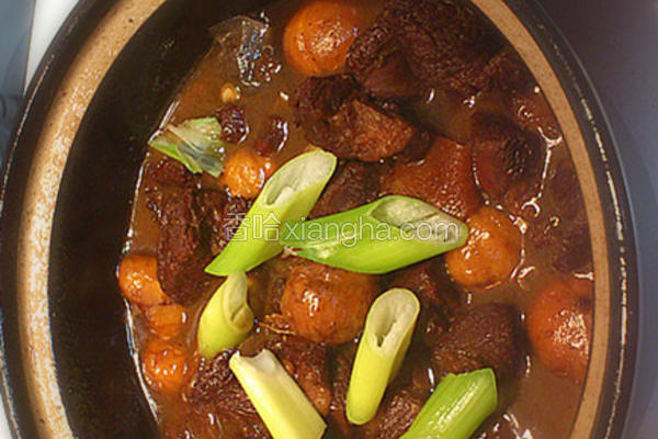 栗子焖羊肉