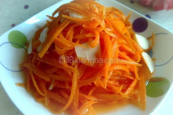 脆爽胡萝卜丝