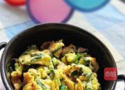 桃仁野葱炒蛋的做法图解11