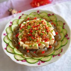 沙茶双色豆腐的做法[图]