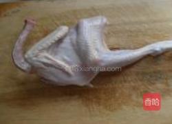 仔鸡烧毛豆的做法图解1