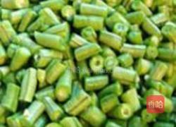 清炒二豆的做法图解2