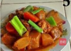 萝卜烧牛肉的做法图解5