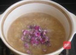 扁豆花肉片糯米粥的做法图解7