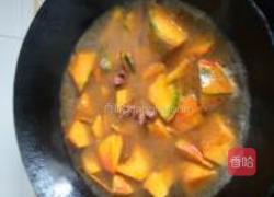 南瓜炖蟹的做法图解4