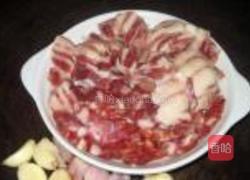 芥蓝炒腊味的做法图解4