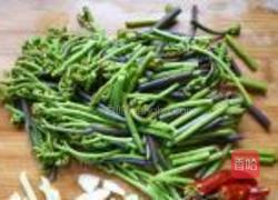 炒酸辣蕨菜的做法图解3