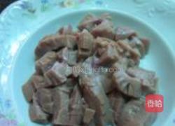 鲜辣椒炒腰花的做法图解4