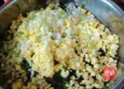 韭菜虾皮鸡蛋水饺的做法图解7
