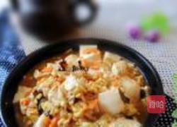 虾皮蛋松焖豆腐的做法图解12