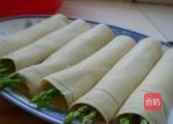 牛肉芦笋千张卷的做法图解5