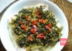 雪菜蒸鱼豆腐的做法图解11
