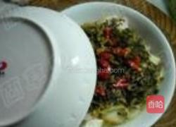 雪菜蒸鱼豆腐的做法图解12
